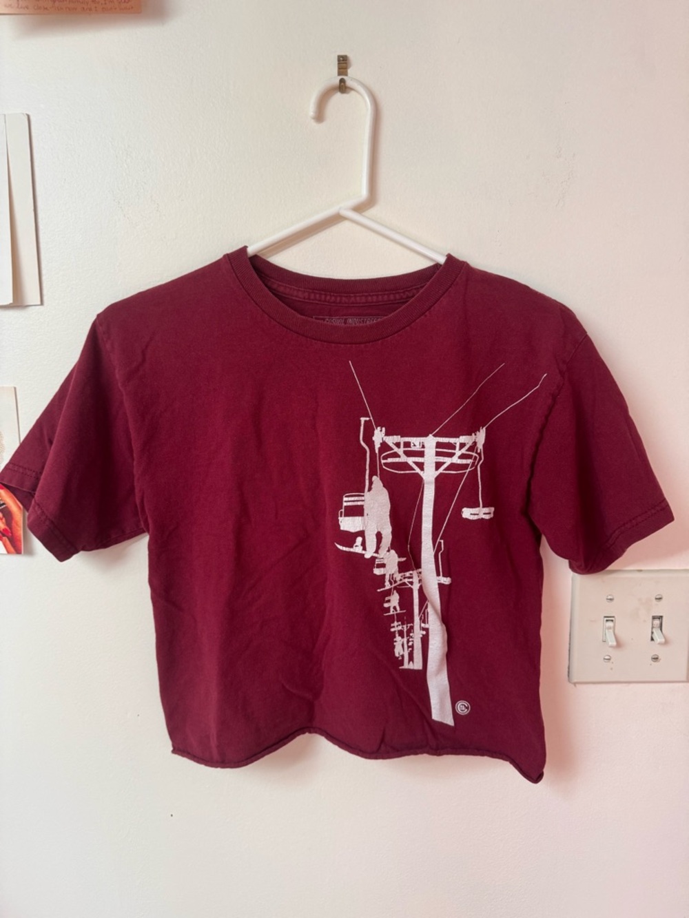 Cropped Ski Lift t-shirt